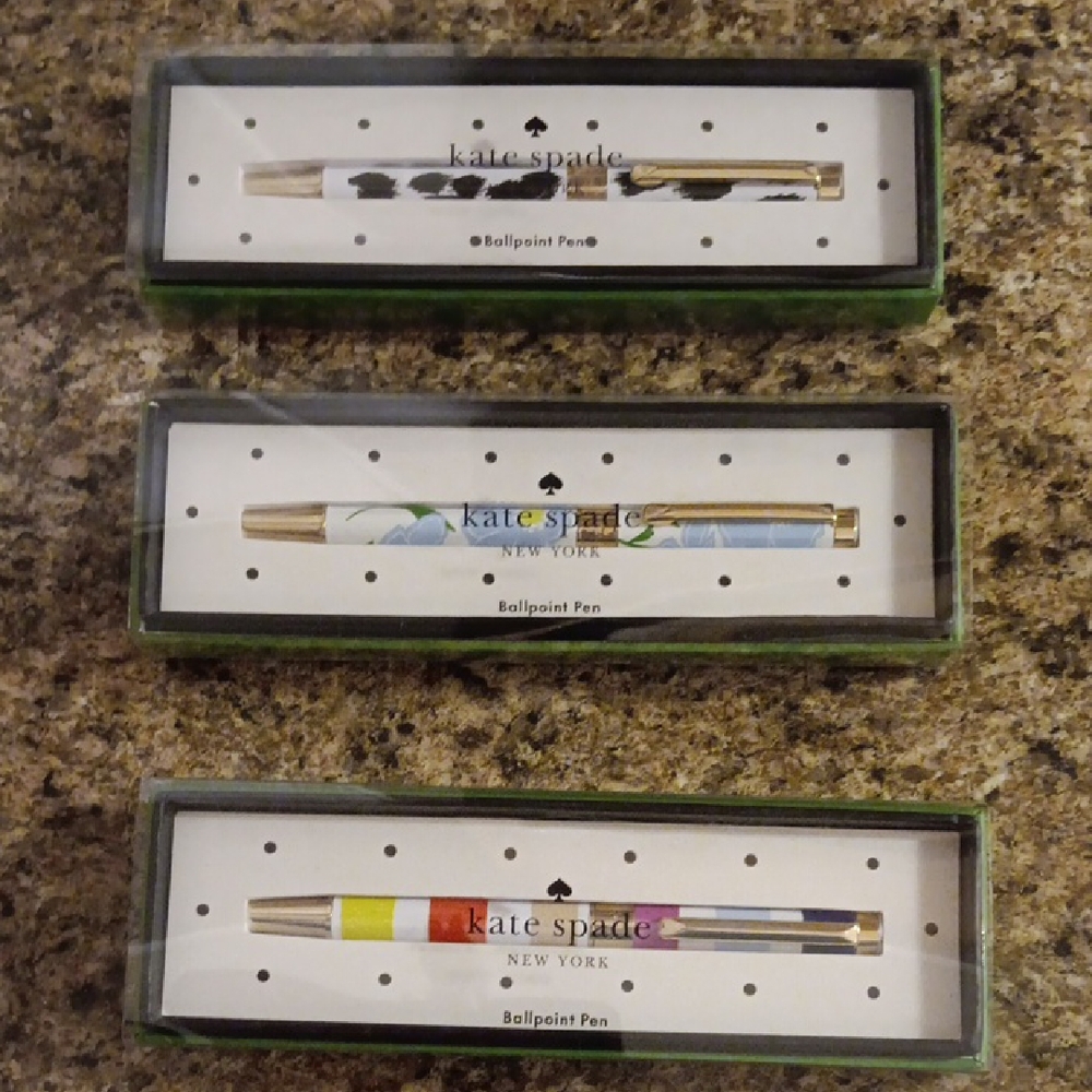 Kate Spade Colorful Ballpoint Pen Choice Of 1 NWT